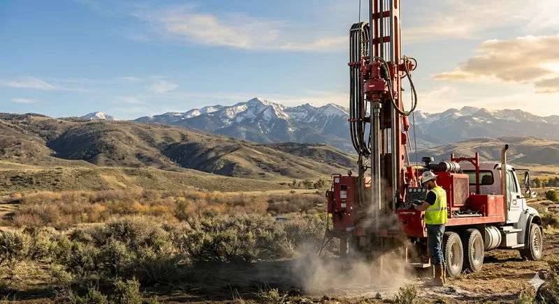Drill rig operating in Colorado